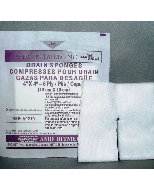 AMD MEDICOM TRACH & IV NON-WOVEN DRESSING SPONGES