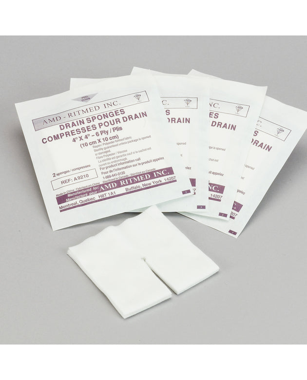AMD MEDICOM TRACH & IV NON-WOVEN DRESSING SPONGES