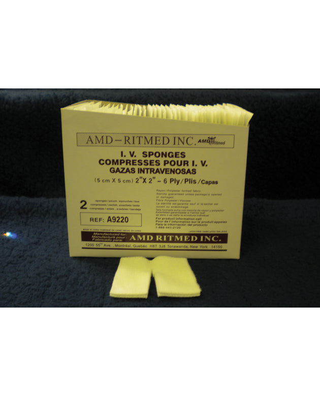 AMD MEDICOM TRACH & IV NON-WOVEN DRESSING SPONGES