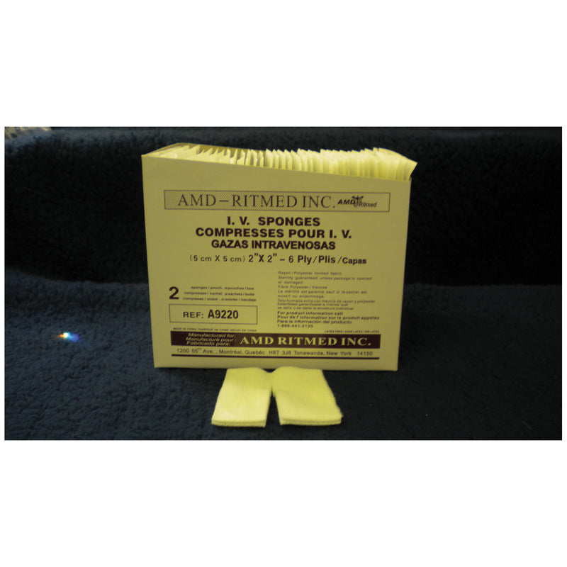 AMD MEDICOM TRACH & IV NON-WOVEN DRESSING SPONGES