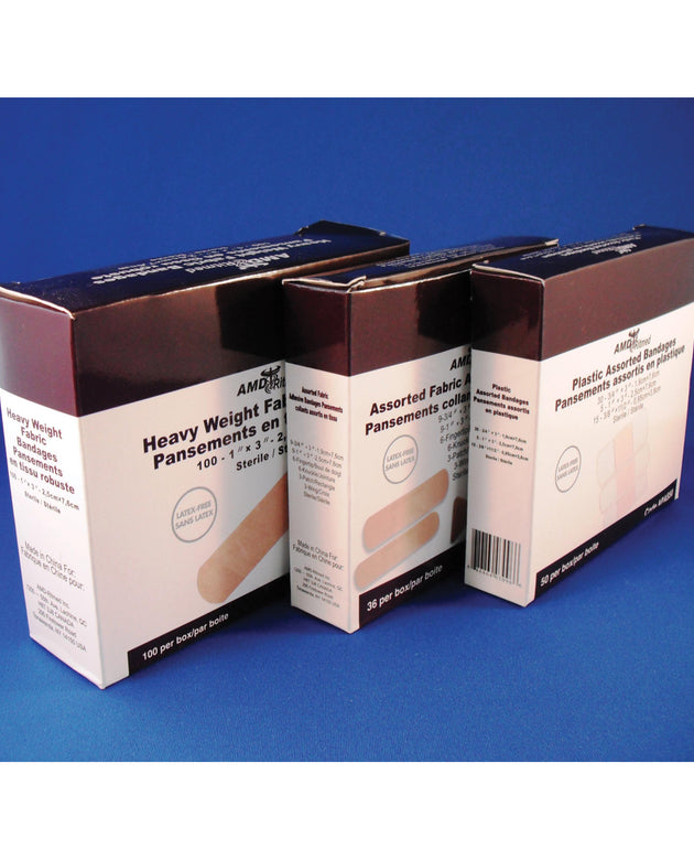 AMD MEDICOM PLASTIC ADHESIVE BANDAGES