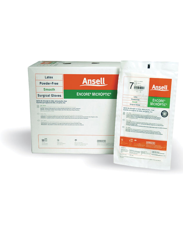 ANSELL ENCORE® MICROPTIC® POWDER-FREE LATEX SURGICAL GLOVES