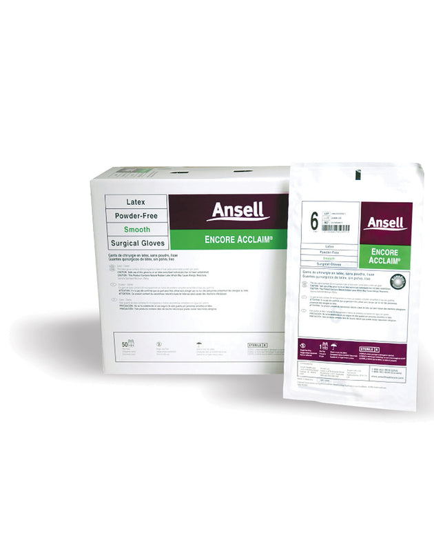 ANSELL ENCORE® ACCLAIM™ POWDER-FREE LATEX SURGICAL GLOVES