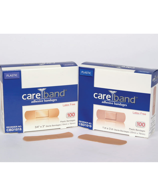 ASO CAREBAND™ PLASTIC ADHESIVE STRIP BANDAGES