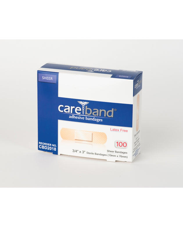 ASO CAREBAND™ SHEER ADHESIVE STRIP BANDAGES