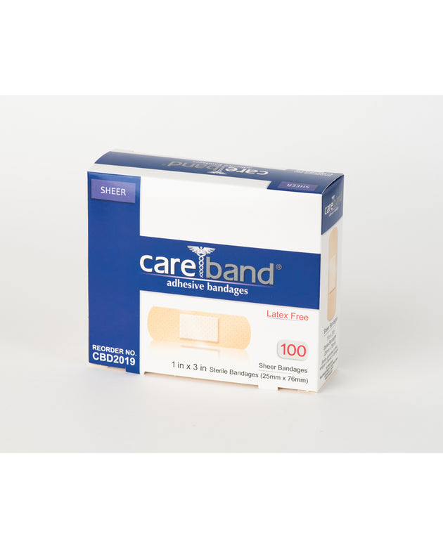 ASO CAREBAND™ SHEER ADHESIVE STRIP BANDAGES