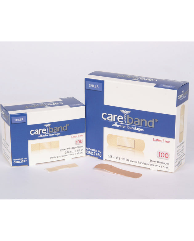 ASO CAREBAND™ SHEER ADHESIVE STRIP BANDAGES