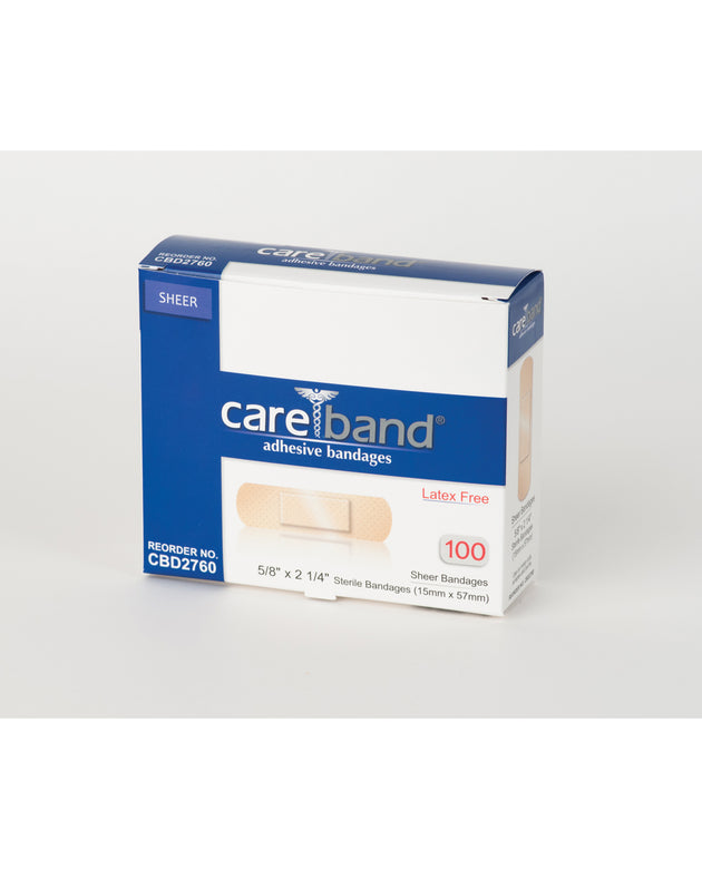 ASO CAREBAND™ SHEER ADHESIVE STRIP BANDAGES