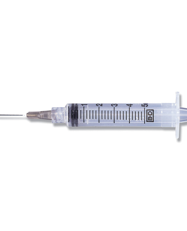 BD 5 ML SYRINGES & NEEDLES