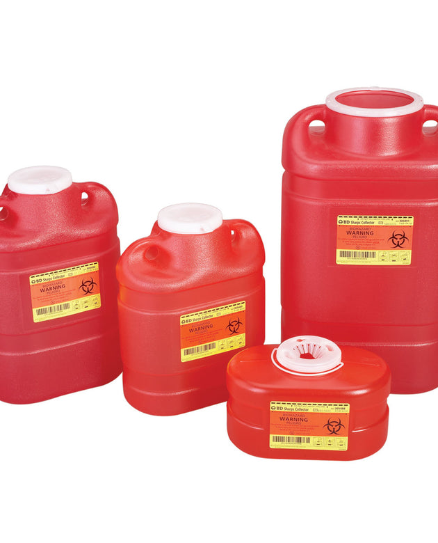 BD MULTI-USE ONE-PIECE SHARPS COLLECTORS