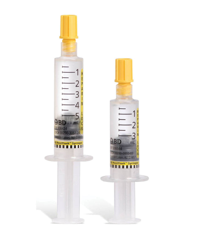 BD POSIFLUSH™ HEPARIN LOCK FLUSH SYRINGES
