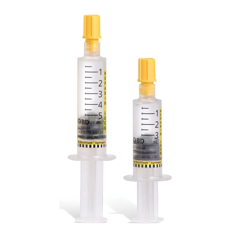 BD POSIFLUSH™ HEPARIN LOCK FLUSH SYRINGES