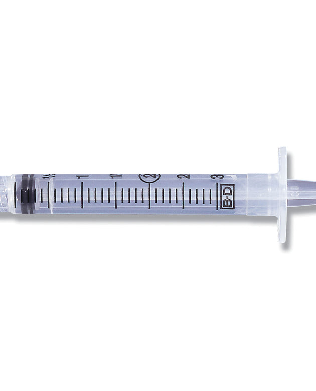 BD 3 ML SYRINGES & NEEDLES