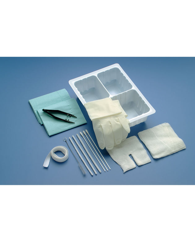 BUSSE TRACHEOSTOMY CARE SET WITH FORCEPS