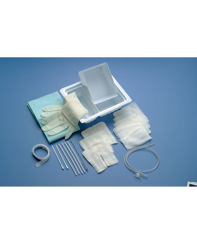 BUSSE TRACHEOSTOMY CARE SET WITH SUCTION CATHETER