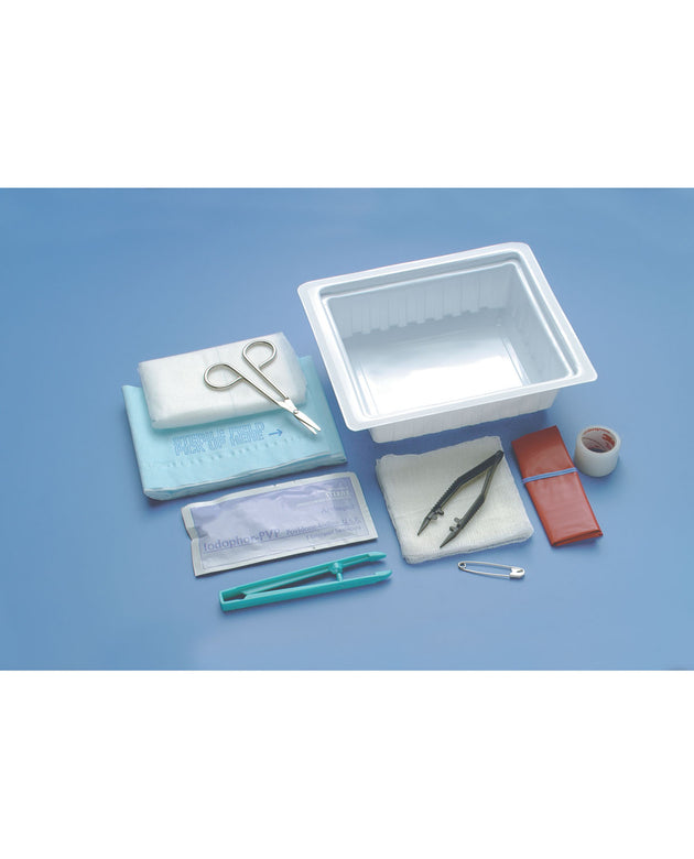 BUSSE DRESSING CHANGE TRAY WITH INSTRUMENTS