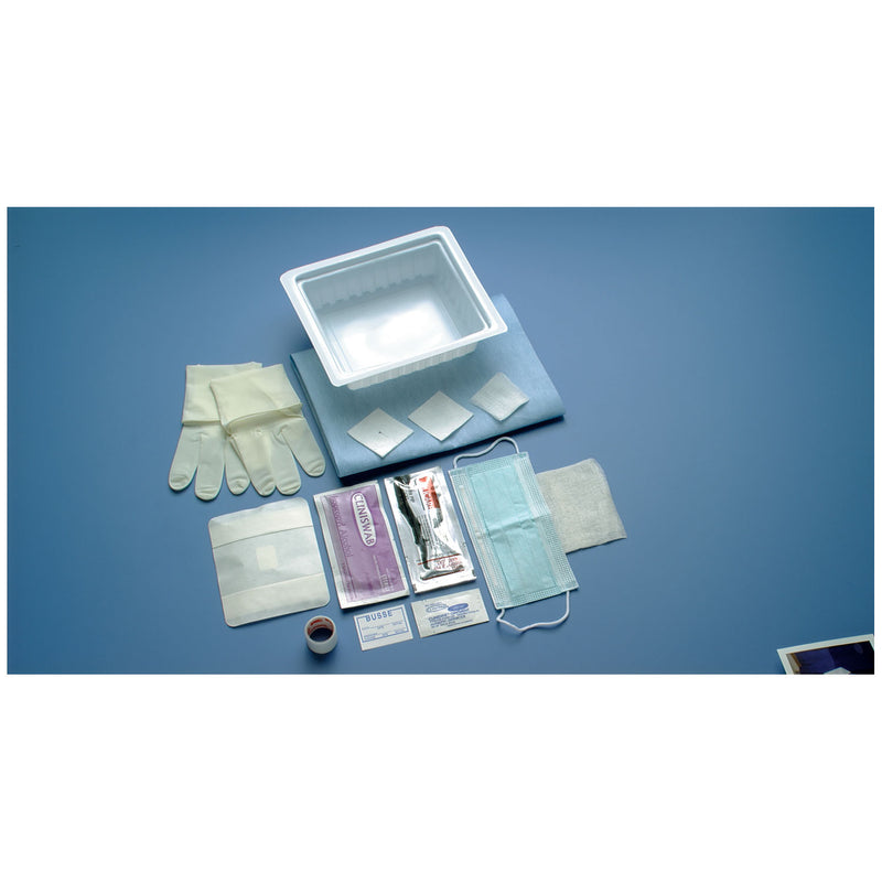 BUSSE CENTRAL LINE DRESSING CHANGE TRAY WITH TEGADERM™ DRESSING