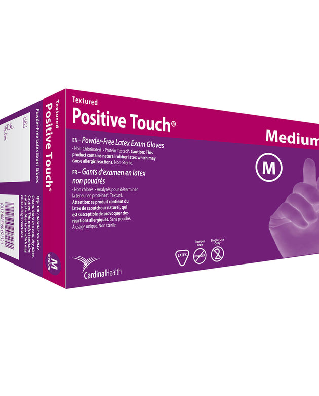 CARDINAL HEALTH POSTIVE TOUCH® LATEX EXAM GLOVES