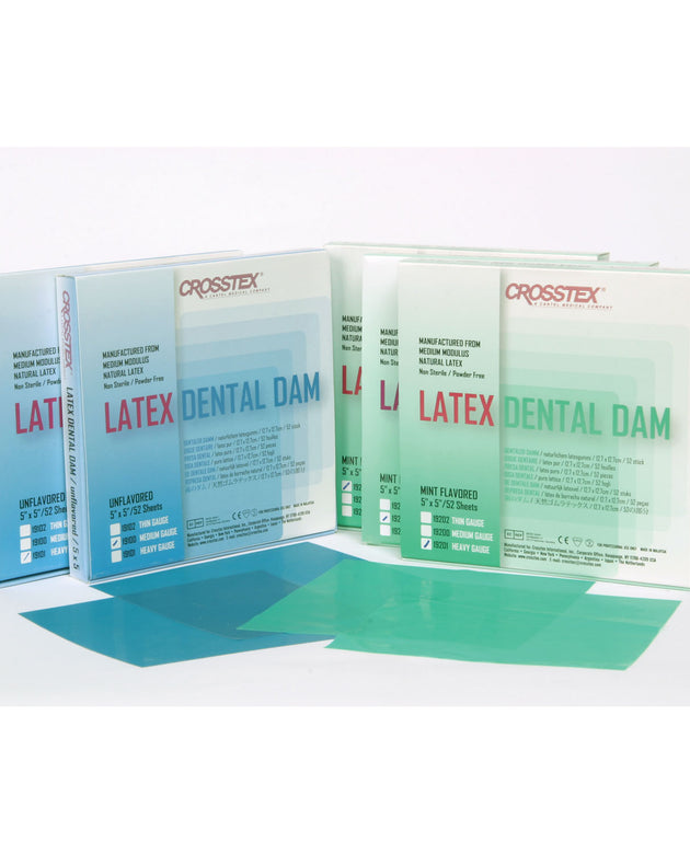 CROSSTEX DENTAL DAMS