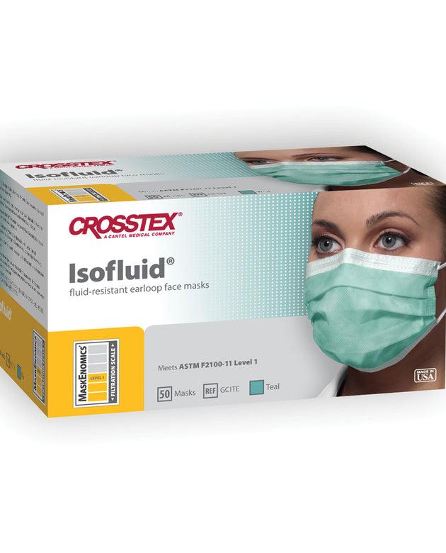 CROSSTEX ISOFLUID® EARLOOP MASK