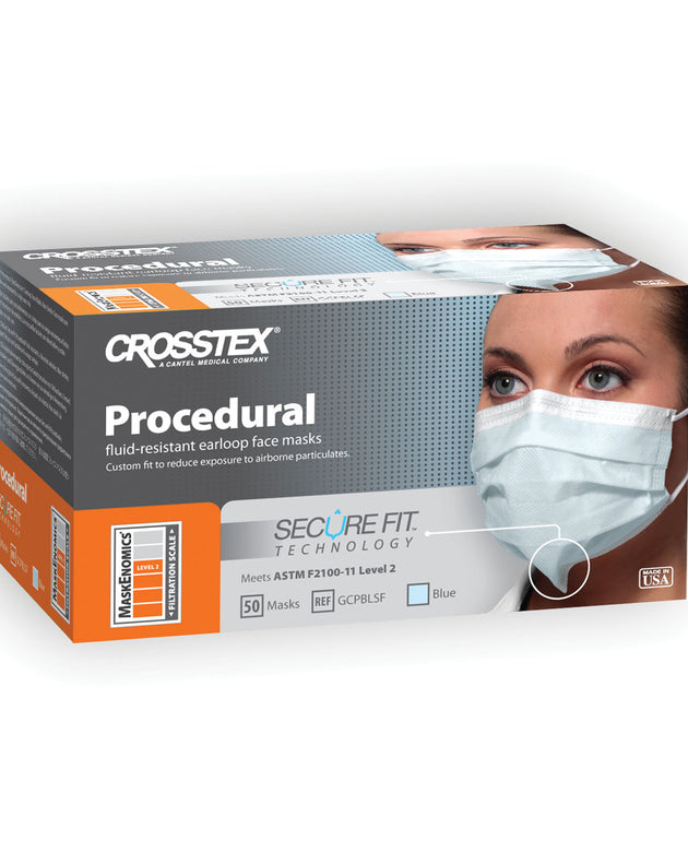 CROSSTEX PROCEDURAL EARLOOP MASK