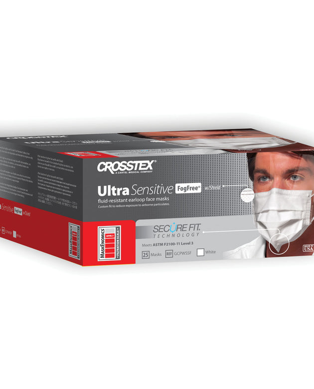 CROSSTEX SECUREFIT ULTRA SENSITIVE EARLOOP MASK