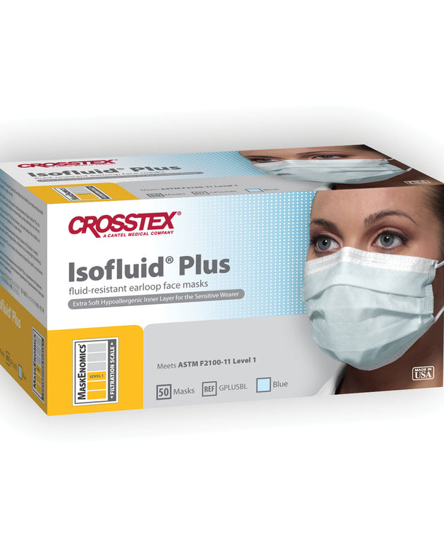 CROSSTEX ISOFLUID® PLUS EARLOOP MASK