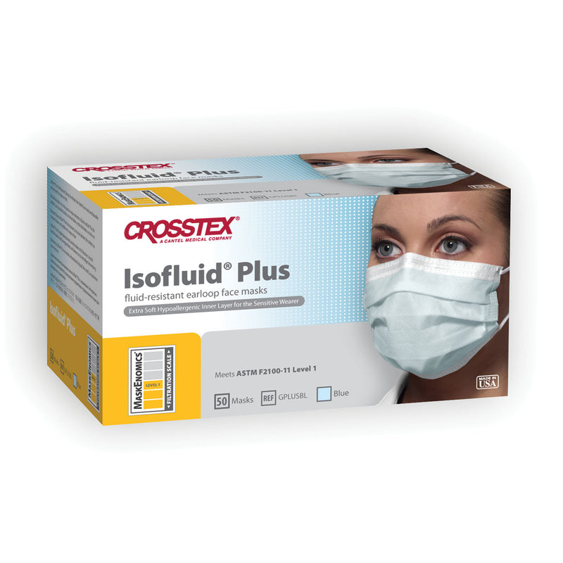 CROSSTEX ISOFLUID® PLUS EARLOOP MASK