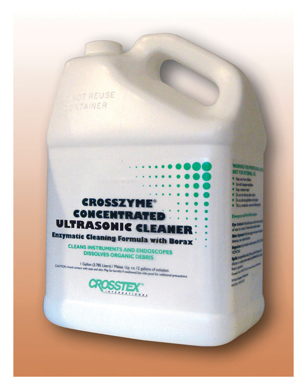 CROSSTEX CROSSZYME® ENZYMATIC PRESOAK & ULTRASONIC CLEANER/DETERGENT