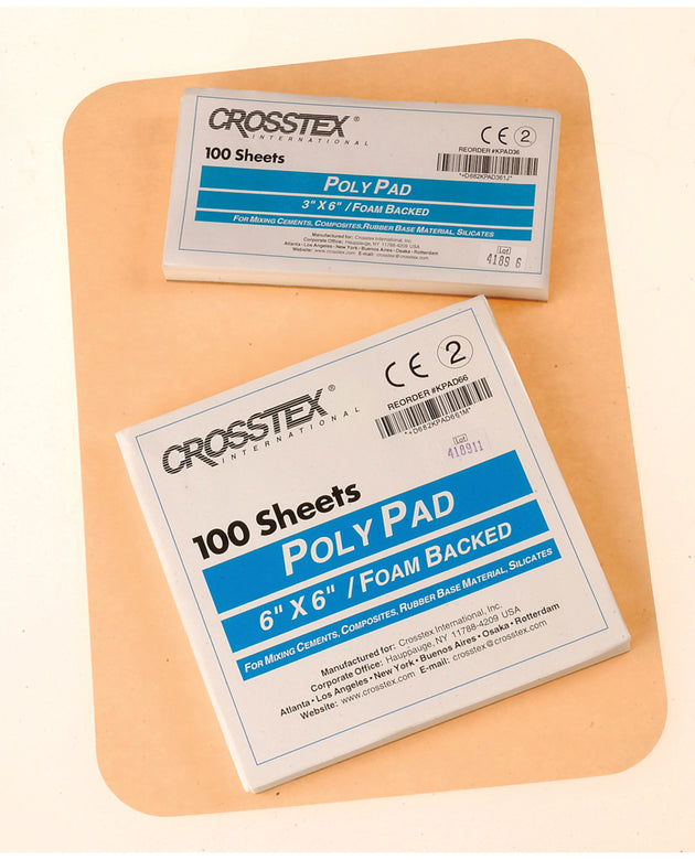 CROSSTEX MIXING PADS - POLY COATED