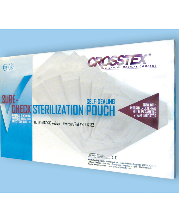 CROSSTEX SURE-CHECK STERILIZATION POUCHES