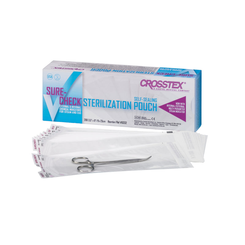 CROSSTEX SURE-CHECK STERILIZATION POUCHES