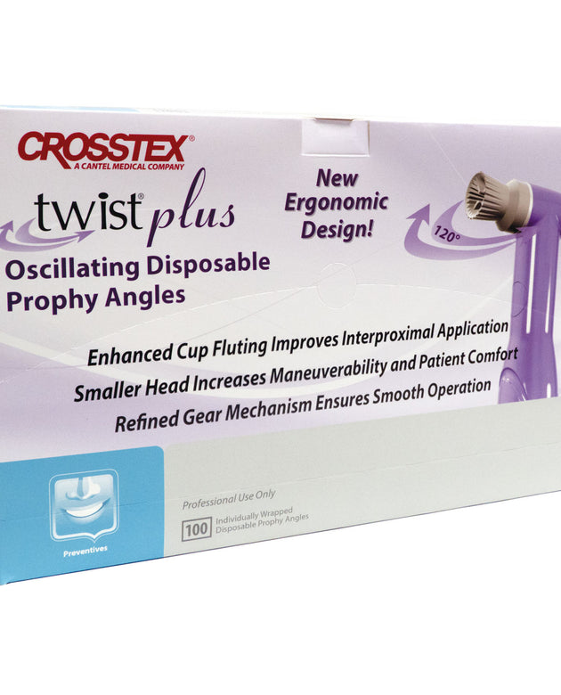 CROSSTEX TWIST® PLUS OSCILLATING DISPOSABLE PROPHY ANGLES