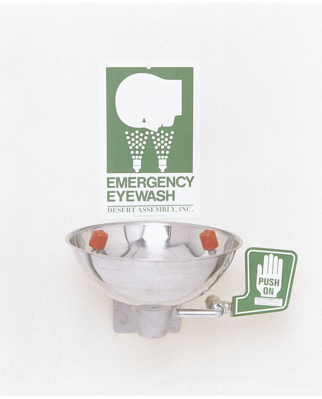 DESERT ASSEMBLY OPTI-KLENS WALL MOUNTED EYEWASH