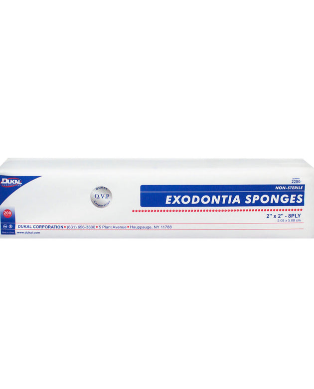 DUKAL WOVEN COTTON GAUZE SPONGES