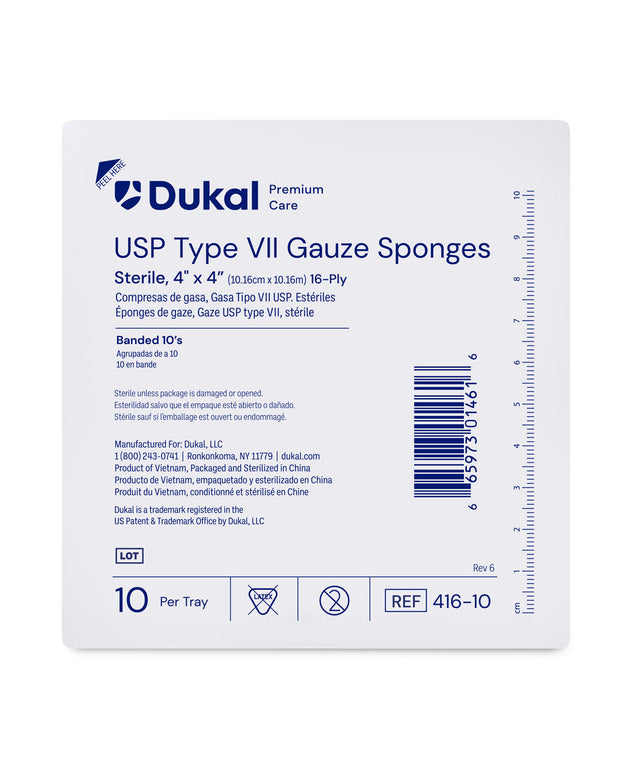 DUKAL WOVEN COTTON GAUZE SPONGES