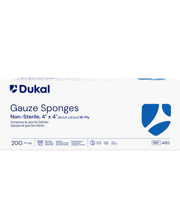 DUKAL WOVEN COTTON GAUZE SPONGES