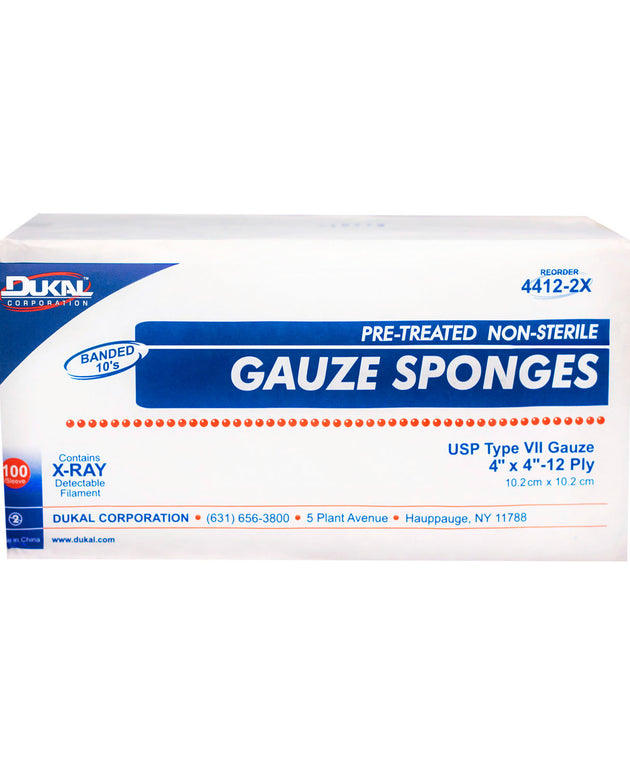 DUKAL X-RAY DETECTABLE GAUZE SPONGES