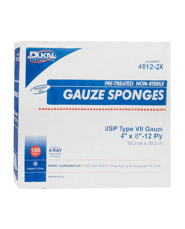 DUKAL X-RAY DETECTABLE GAUZE SPONGES