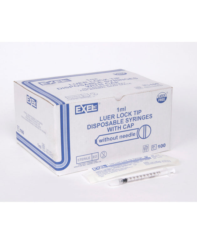 EXEL TB TUBERCULIN SYRINGES WITH LUER LOCK