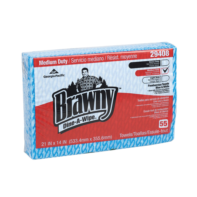 GEORGIA-PACIFIC BRAWNY DINE-A-WIPE™ FOODSERVICE QUARTERFOLD BUSING TOWELS