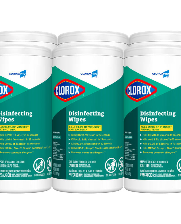 CLOROX COMMERCIAL SOLUTIONS DISINFECTING WIPES