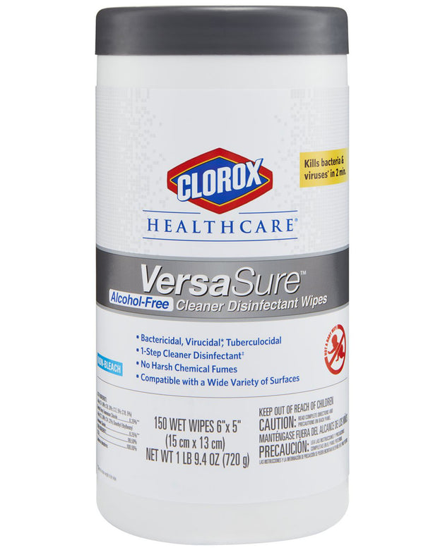 CLOROX VERSASURE CLEANER DISINFECTANT WIPES