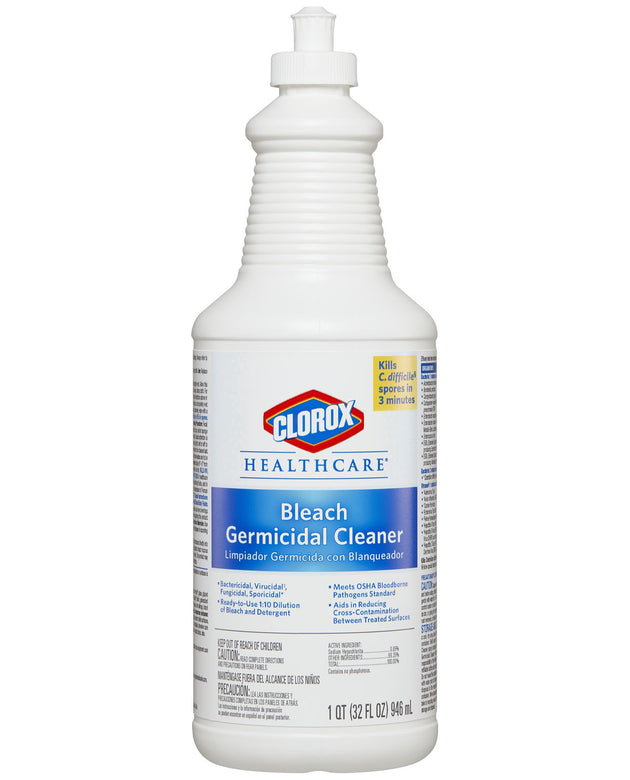 CLOROX HEALTHCARE BLEACH GERMICIDAL CLEANERS