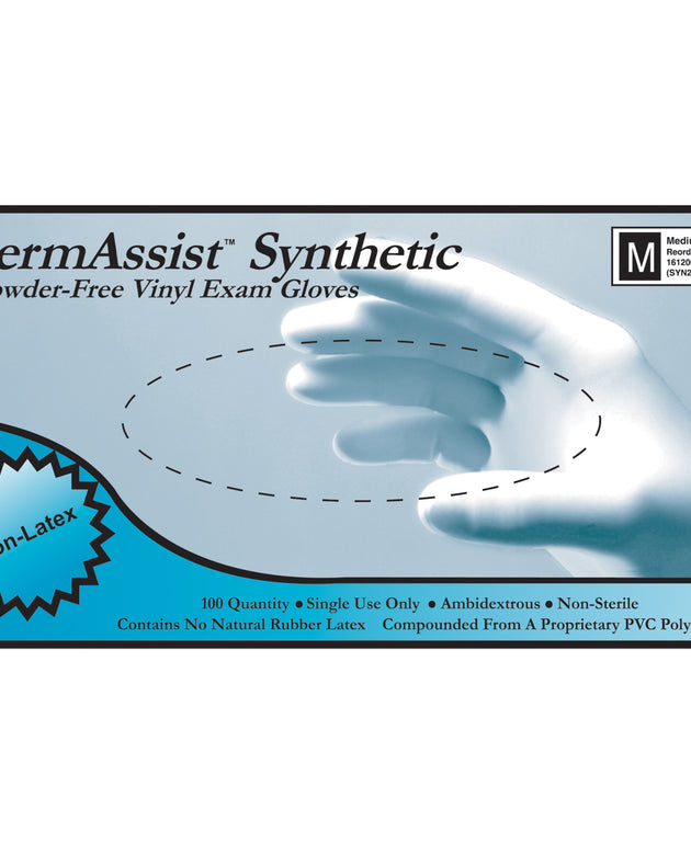 INNOVATIVE DERMASSIST® VINYL SYNTHETIC POWDER-FREE EXAM GLOVES
