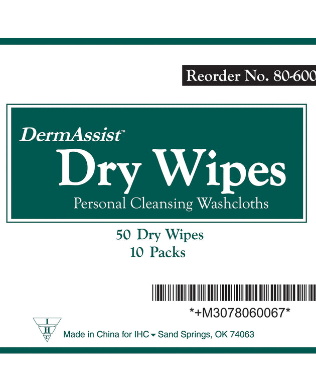 INNOVATIVE DERMASSIST® DRY WIPES