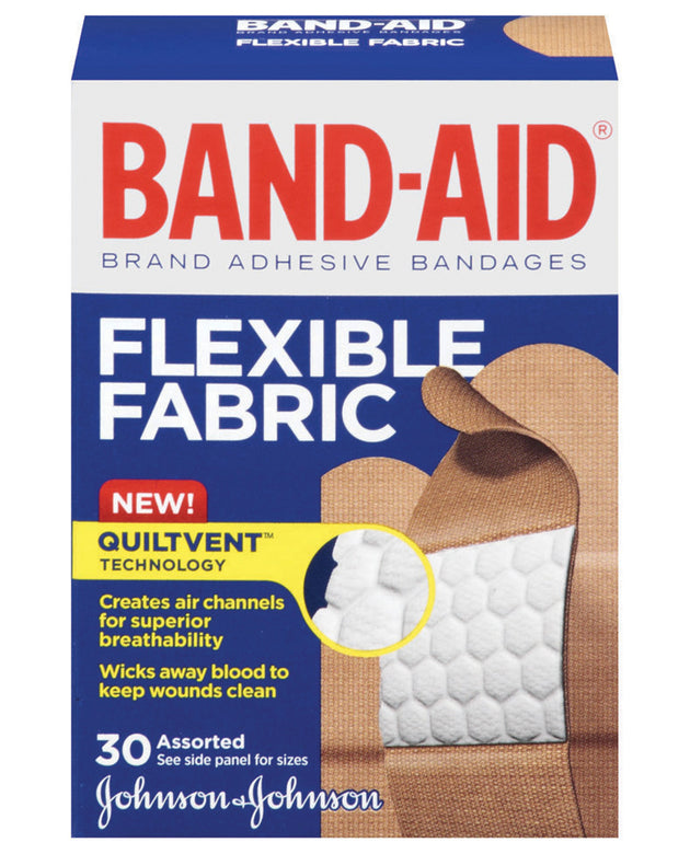 J&J BAND-AID® FLEXIBLE FABRIC ADHESIVE BANDAGES