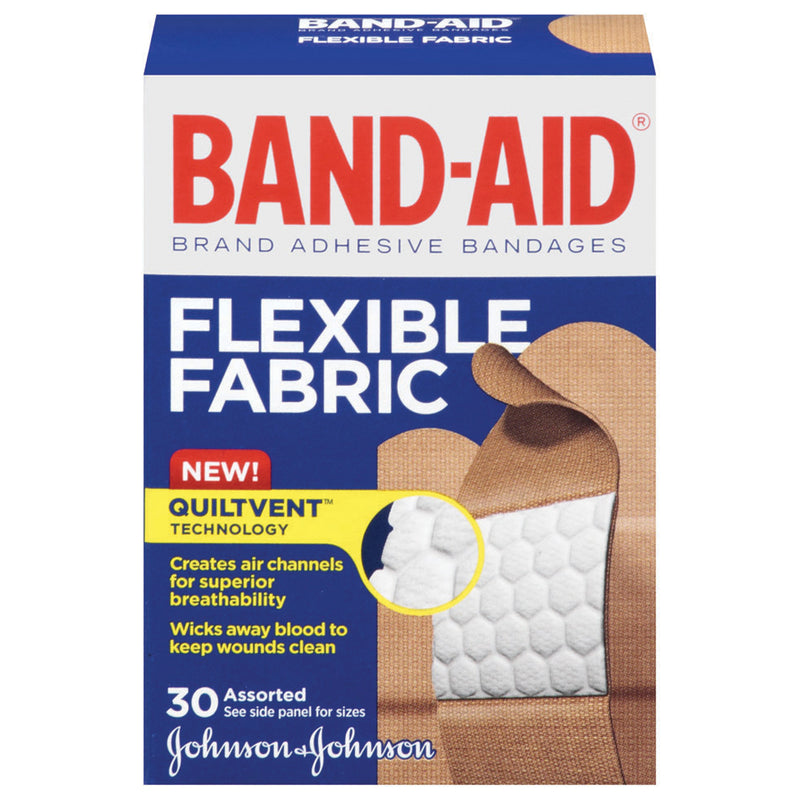 J&J BAND-AID® FLEXIBLE FABRIC ADHESIVE BANDAGES