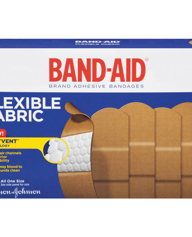 J&J BAND-AID® FLEXIBLE FABRIC ADHESIVE BANDAGES