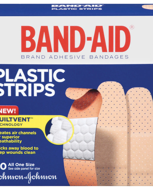 J&J BAND-AID® PLASTIC ADHESIVE BANDAGES